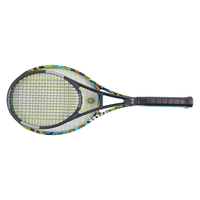 Filet d'entraînement de rebond de balle de tennis personnalisé de taille de tête de 37 pouces carrés-Ensemble de raquettes de tennis d'auto-entraînement