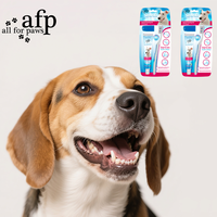 Kit de nettoyage dentaire AFP Pet pour animaux de compagnie, brosse à dents flexible, dentifrice, kit de nettoyage buccal quotidien pour animaux de compagnie