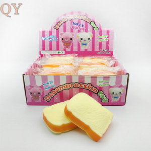 QY gros réaliste pain TPR Squishy lente augmentation presser jouet soulagement du Stress sensoriel Fidget cadeau promotionnel - Product Image 6