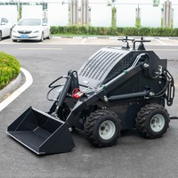 Mini-chargeuse compacte CE EPA Euro 5 avec pompe, chargeuse de 1 tonne, souffleuse à neige pour usage domestique