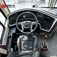 Bus diesel TengLong rose personnalisé de 10,5 m, neuf, conduite à droite, Euro 3, pour le transport de touristes et de passagers en ville