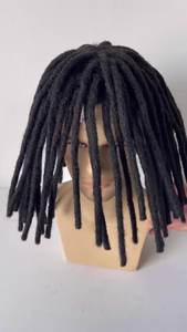 วิกผมหยิกเดรดล็อกผมมนุษย์สำหรับผมเปียแบบสวิสเต็ม<span class=keywords><strong>ต</strong></span>ัวทำจากผมมนุษย์ความหนาแน่น60% จากผมมนุษย์สำหรับถักเปีย - Product Image 3