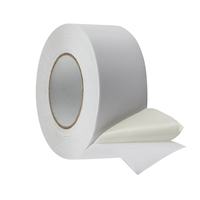 Rouleau de papier autocollant synthétique brillant avec une forte adhérence, taille personnalisable pour cadeaux et artisanat
