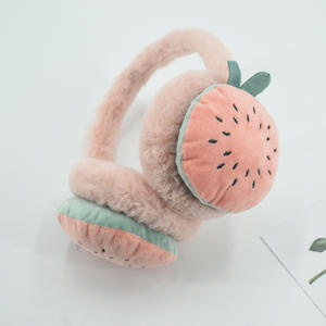 Симпатичные зимние Мультяшные флисовые наушники для женщин и детей модные и регулируемые поддерживающие тепло защитные наушники - Product Image 2