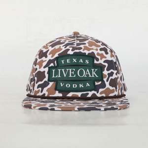 Gorra de Golf Deportiva de 5 Paneles con Logotipo de Camuflaje de Pato Impreso Digitalmente, Estilo Clásico, con Visera Plana, Sin Estructura y Cierre a Presión - Product Image 2