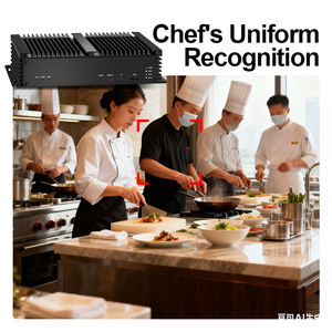 Analyse visuelle en temps réel compatible avec les anciennes caméras réseau, algorithme de reconnaissance de chapeau de chef pour système de surveillance de sécurité - Product Image 2