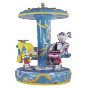 Manèges de parc d'attractions, carrousel pour enfants, mini carrousel 3 places pour enfant - Product Image 5