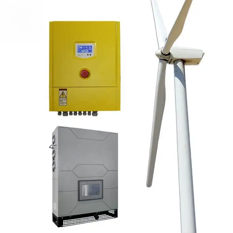 نظام طاقة الرياح بقوة 150 وات إلى 50 كيلو وات و 100 كيلو وات ويسمى أيضًا نظام توربينات الرياح من مصنع توربين الرياح في الصين