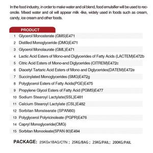 Le fabricant de l'émulsifiant alimentaire DATEM <span class=keywords><strong>E472e</strong></span> fournissent des esters d'acide diacétyle tartrique de mono et de diglycérides - Product Image 5