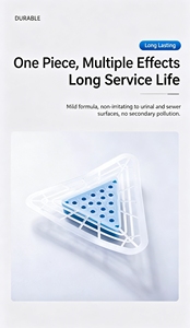 Alfombrillas desodorantes desechables personalizadas para urinarios, desodorizante para urinarios, bloque aromático triangular desodorante para urinarios masculinos - Product Image 5