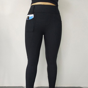 Leggings <span class=keywords><strong>de</strong></span> equitación <span class=keywords><strong>de</strong></span> compresión azul marino para mujer con agarre <span class=keywords><strong>de</strong></span> silicona y <span class=keywords><strong>asiento</strong></span> completo, pantalones <span class=keywords><strong>de</strong></span> montar, jodhpurs - Product Image 5