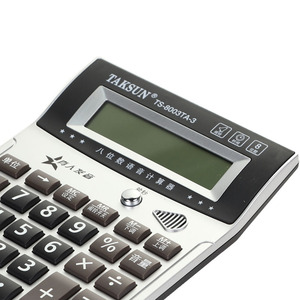 Calculatrice vocale Taksun Ts8003ta à 38 chiffres avec double alimentation pour usage professionnel et bureautique - Product Image 3