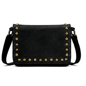 Luxury <b>Studded</b> Leather Crossbody <b>Bag</b> for Women Designer Shoulder Purse Fashion Travel Messenger <b>Bag</b> - Product Image 1