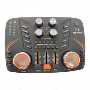 Demao-Mezclador de Audio profesional, 4 canales, tarjeta de sonido estéreo, sistema de consola, USB, BT, <span class=keywords><strong>FX</strong></span>, procesador de señal de Audio Digital con efecto - Product Image 5