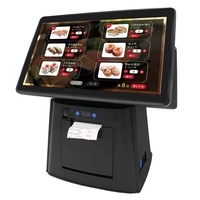 Système de point de vente tout-en-un à écran tactile avec imprimante de reçus 80mm pour la gestion de l'accueil