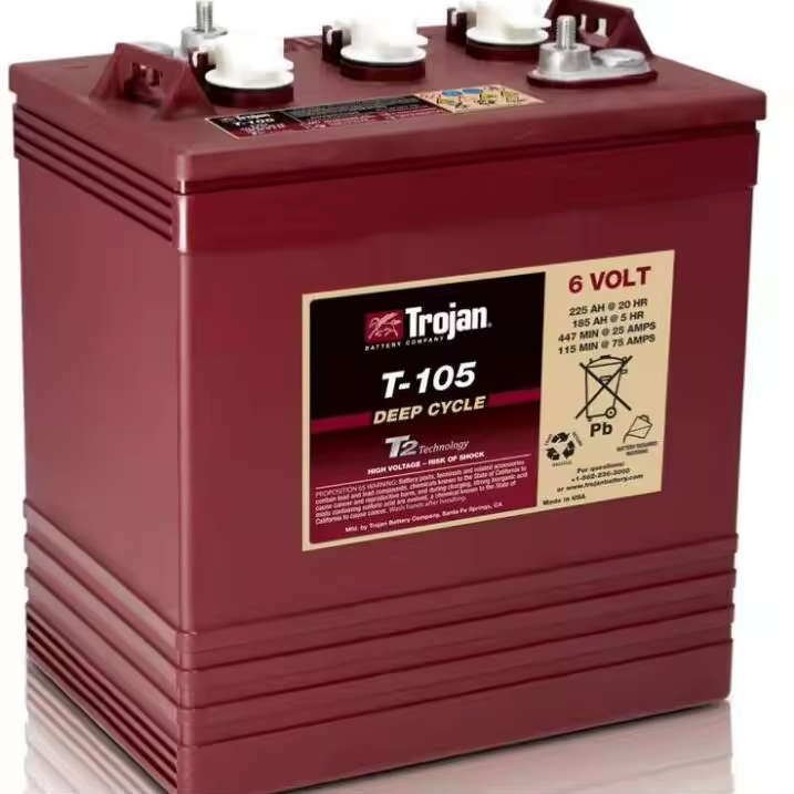 T-105 Lead Acid Battery 6V 225Ah Used for Floor Cleaning Machine
