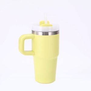 14oz Stainless Steel <b>Kids</b> Tumbler with Straw Handle Portable Insulated Travel Beverage Cup - Product Image 6
