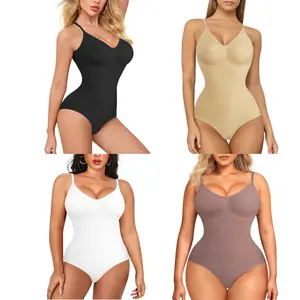 Lingerie Bodysuits For Women Most Popular Slimming Bodysuit Shapewear Hot Selling Fashion Seamless Bodysuits Sleeveless Body Shaper For Plus Size Heavy Women