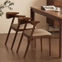 Chaises de salle à manger en bois massif VL Nordic pour restaurant, chaises minimalistes italiennes en bois pour cafés, chaises avec dossier