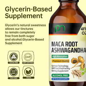 2 в 1 мака жидкие капли с асвагандхой настойка адаптогенная жидкая добавка для поддержки настроения мужчин травяные добавки - Product Image 3