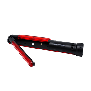 Bâton <span class=keywords><strong>de</strong></span> signalisation LED rechargeable avec flèches directionnelles, modes clignotants, base magnétique, pour travaux routiers et urgences - Product Image 3