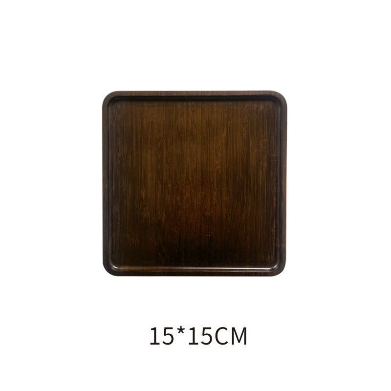 Carré couleur noyer, 15*15*1,5CM