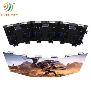 Panel Led 3D Display Outdoor Screen Advertising Billboard 4D Building Curved 90 Degree Wall Panel Display Digital Signage