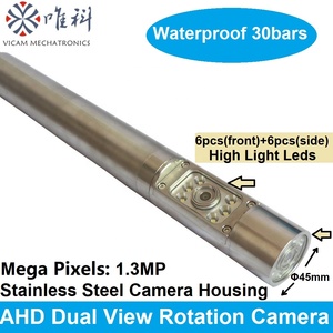 Vicam 200m đến 500m sâu nước cũng kiểm tra các bộ phận máy ảnh lỗ khoan video Ống kiểm tra máy ảnh đầu - Product Image 4