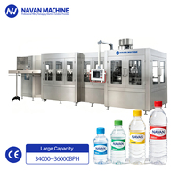 Usine d'embouteillage d'eau pure 34000~36000 BPH XGF60-60-15, machine de remplissage de bouteilles PET entièrement automatique, acier inoxydable de qualité alimentaire
