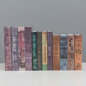 หนังสือจำลองแบบย้อนยุคสไตล์ยุโรปเปลือกหอยกระดาษสร้างสรรค์ของตกแต่งสำหรับตู้ไวน์แบบไขว้และดนตรีเป็นแรงบันดาลใจให้กับอุปกรณ์ประกอบฉาก - Product Image 3