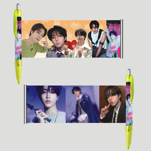 Penne a Sfera con Banner Estraibile HD KPOP Stray Kids Rock Star, Articoli di Cancelleria alla Moda per Studenti e Ufficio, Regali - Product Image 4
