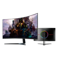 Moniteur de jeu PC incurvé DQHD 49 pouces d'origine résolution 5120*1440 108PPI et 60Hz pour une utilisation sur ordinateur de bureau