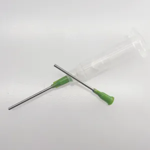 Custom 13G 1.5 Inch Threaded Plastic Stainless Steel For Glue Tip With Dispensing Needle