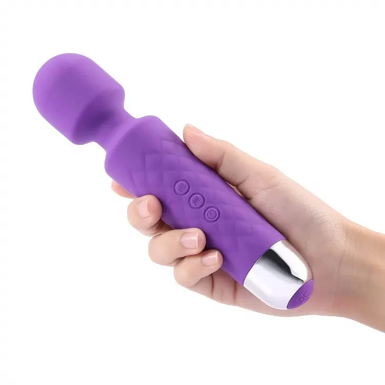 Import Agent Soft Body Massager Wand 20 Frequency Vibration Mode 8 Speeds Vibrator Sex Toy Women