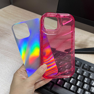 HOT Laser Card Water Ripple Texture Funda para teléfono móvil para Iphone 17 16 15 Pro Max Air 14 13 12 Protector Cover Accesorios - Product Image 1