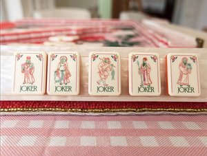 Ship Days Rose Nacre Design Vintage Style Culturel Cadeau pour Fête de Famille Céramique Gravée Luxe Portable Divertissement - Product Image 4