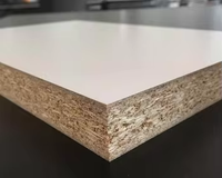 Panneau de particules de panneau de puce stratifié par mélamine blanche pour l'étagère de chaussures/étagère murale