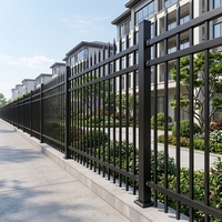 Panneau de clôture tubulaire en aluminium de 6 pi et 7 pi pour jardin, sécurité extérieure, installation facile, durable