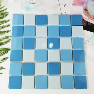 Mosaïque en porcelaine 48x48mm pour <span class=keywords><strong>piscine</strong></span> hors sol, spa de natation, <span class=keywords><strong>piscine</strong></span> <span class=keywords><strong>gonflable</strong></span> extérieure Intex pour enfants - Product Image 5