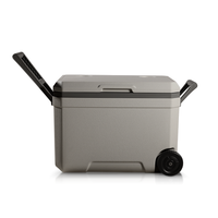 Nouvelle conception, glacière portable en plastique pour boissons, vin, eau, grande capacité de 70 L, isolation extérieure, maintien au chaud des aliments, boîte rigide