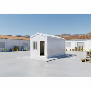 Maison conteneur pliable <span class=keywords><strong>à</strong></span> déploiement rapide, résistante au vent, logement modulaire mobile pour chantier, bureau de chantier <span class=keywords><strong>à</strong></span> grande échelle, entrepôt <span class=keywords><strong>à</strong></span> panneaux sandwich - Product Image 1