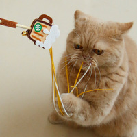 Jouet interactif pour chat à longue pampille, bâton de bière, elfe amusant, mignon, pour chat féerique, jouet de chat interactif étendu pour animaux de compagnie, vente en gros