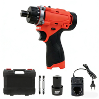 Perceuse-visseuse à percussion multifonction 12V au lithium rechargeable, format mini, avec étui – Meilleure vente