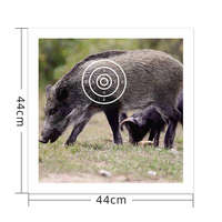 Cible de tir tactique autocollante 40x40 CM pour tir à l'arc, forme carrée ou semi-circulaire, outils d'entraînement de chasse, accessoires pour usage intérieur et extérieur