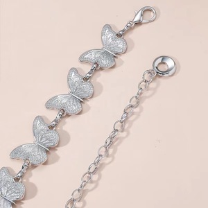 Butterfly <b>Waist</b> <b>Chain</b> Zinc Alloy Women's Party Holiday Gift White K Color Single Layer Body <b>Chain</b> - Product Image 3
