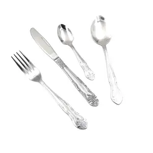 Promotion cheap price chrome plated plastic cutlery