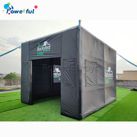 Terrain de golf gonflable portable de haute qualité / Mini parcours de golf / Tente simulateur de golf gonflable à vendre