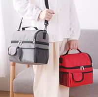 Sac isotherme bandoulière Oxford personnalisé MKW9013 grande capacité, double couche isolante, imperméable pour camping en extérieur
