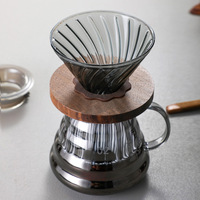 Carafe à café en verre pour infusion manuelle, Cloud Pot, avec filtre, pour Cold Brew et American Drip, ensemble de cafetière