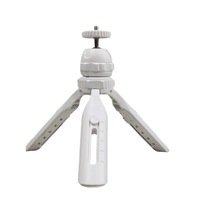 Support de trépied portable de bureau mini pour appareil photo et téléphone avec rotule à 360°, en alliage d'aluminium étanche, capacité 3-5 kg